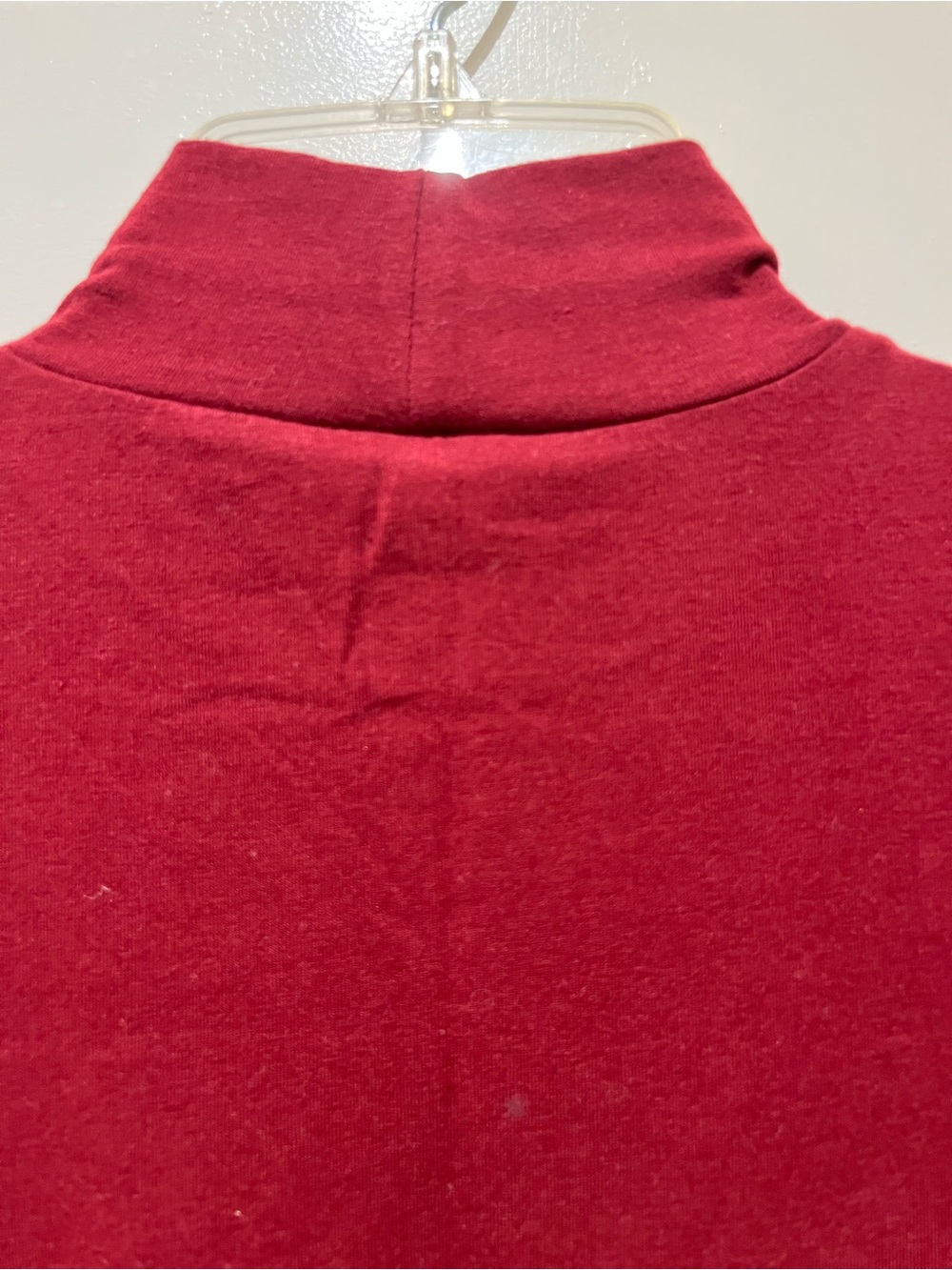 NWT GAP Mockneck Long-Sleeve Top in Burgandy Size Small - Picture 11 of 13